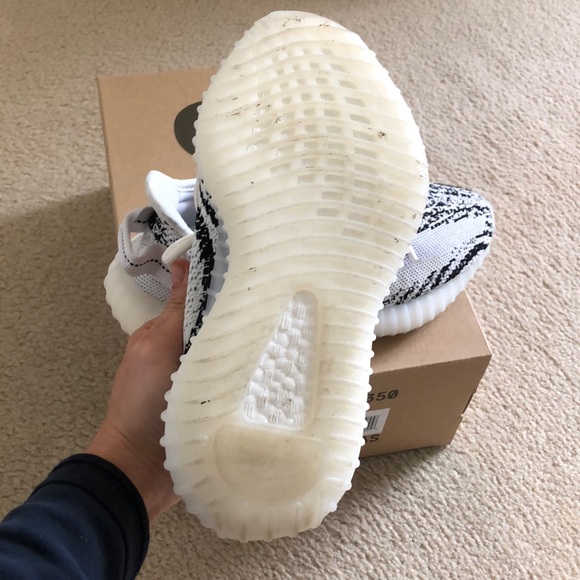 Adidas Yeezy Boost 350 Zebra Shoes Sneakers - Picture 7 of 12